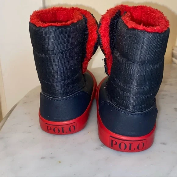 Ralph Lauren Polo toddler boots - Picture 2 of 6